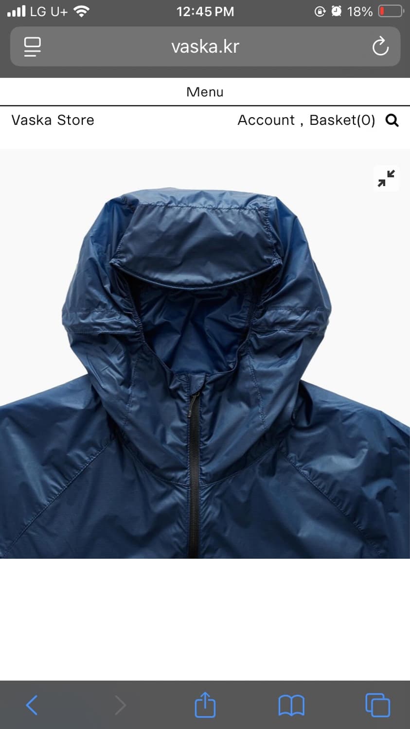 Cayl jacket navy 바람막이 상품이미지3