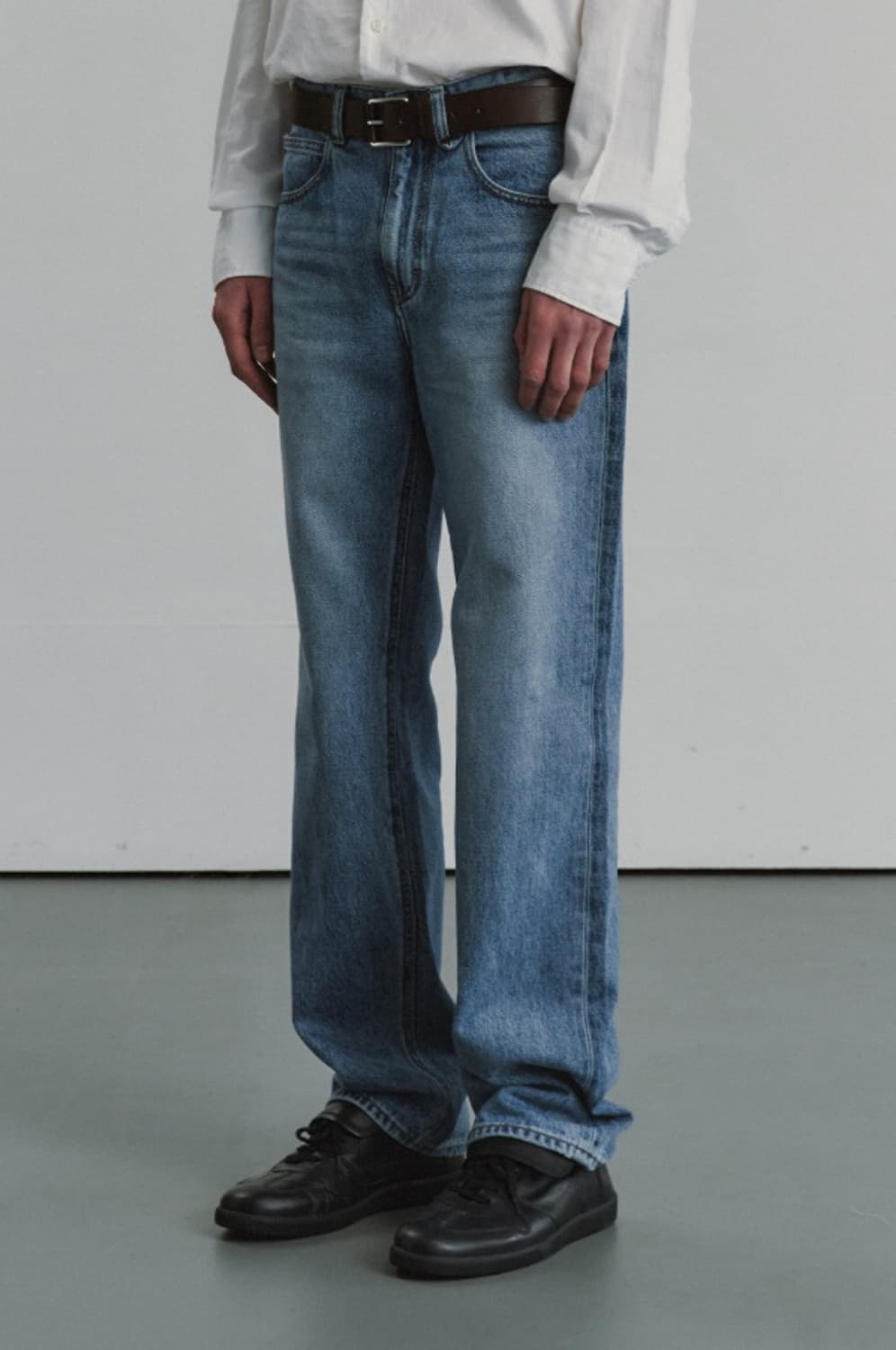 포트너스 FN Straight Jeans (M.Blue) M사이즈 상품이미지1