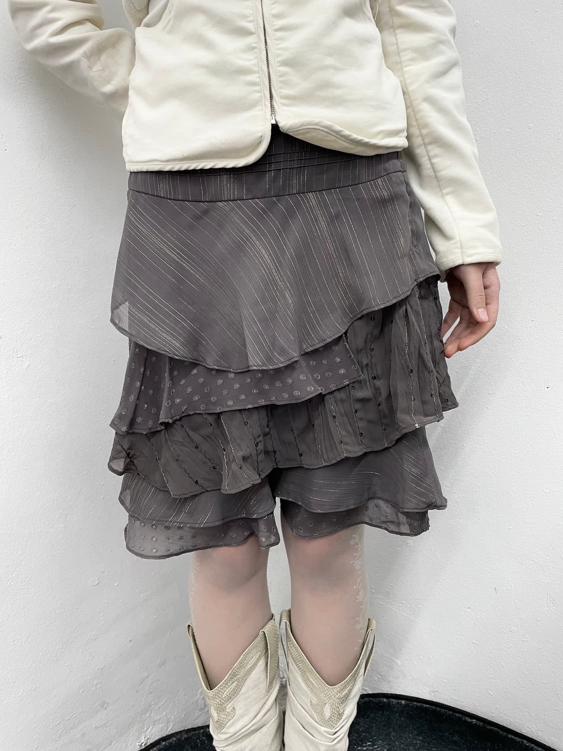 페어리 캉캉 디테일 스커트 상품이미지1