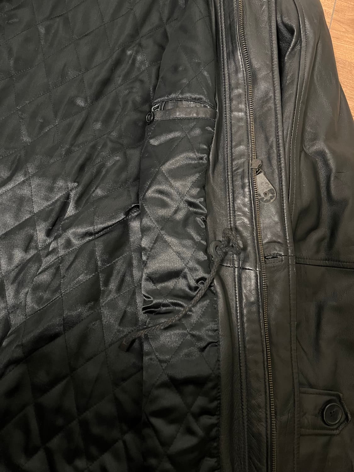 양가죽 하프 코트 XL 상품이미지3