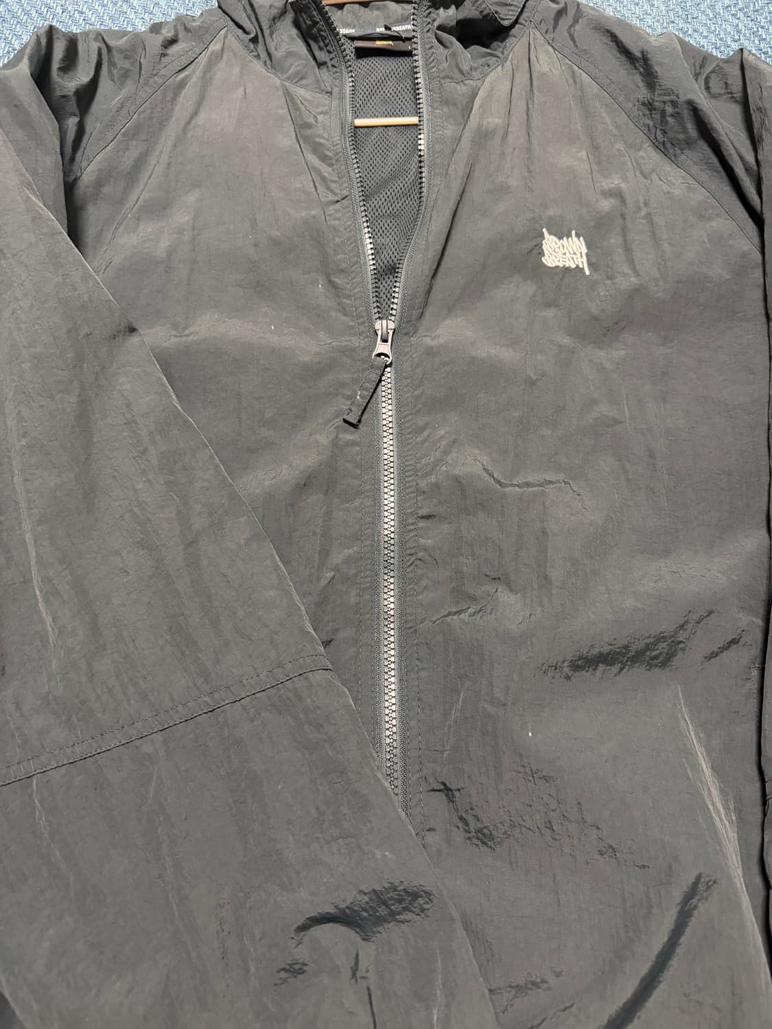 브라운브레스 트랙탑 바람막이 카키 L 상품이미지3