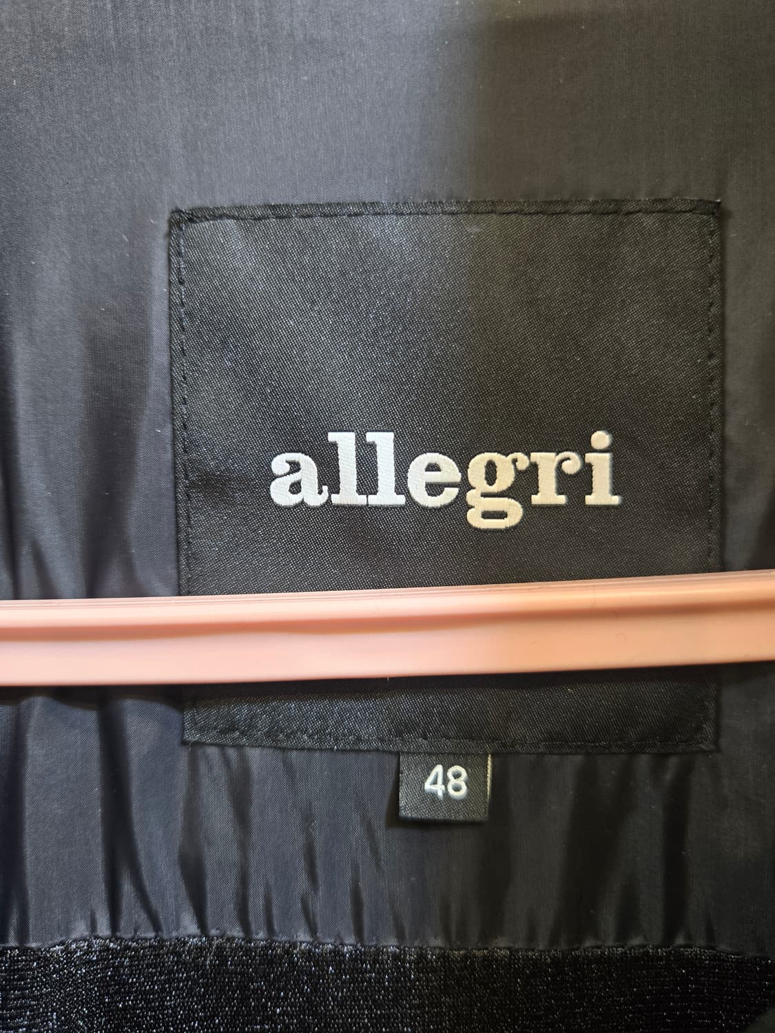 알레그리 블랙 패딩 니트 소매 점퍼 상품이미지5