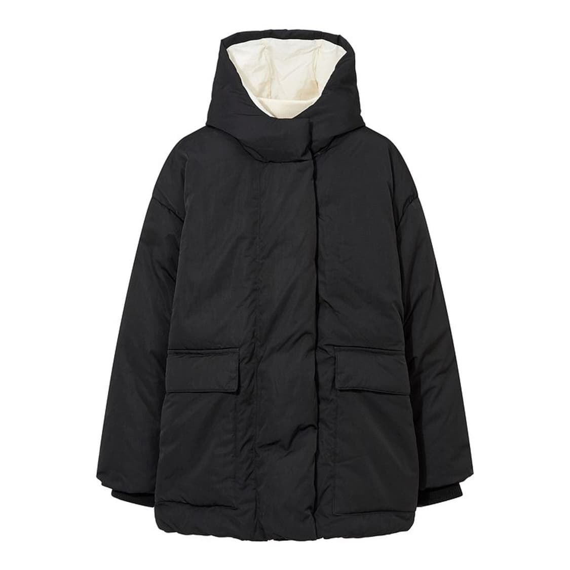 내일 아침까지만 판매 [F] 스튜디오 톰보이 후드 덕 다운 패딩 자켓 상품이미지1