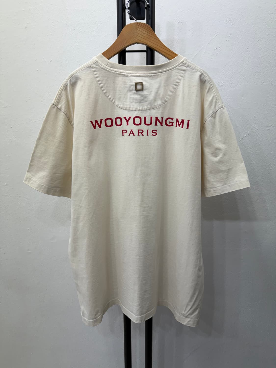 정품) 우영미 백로고 로고 반팔 티셔츠 50 상품이미지1