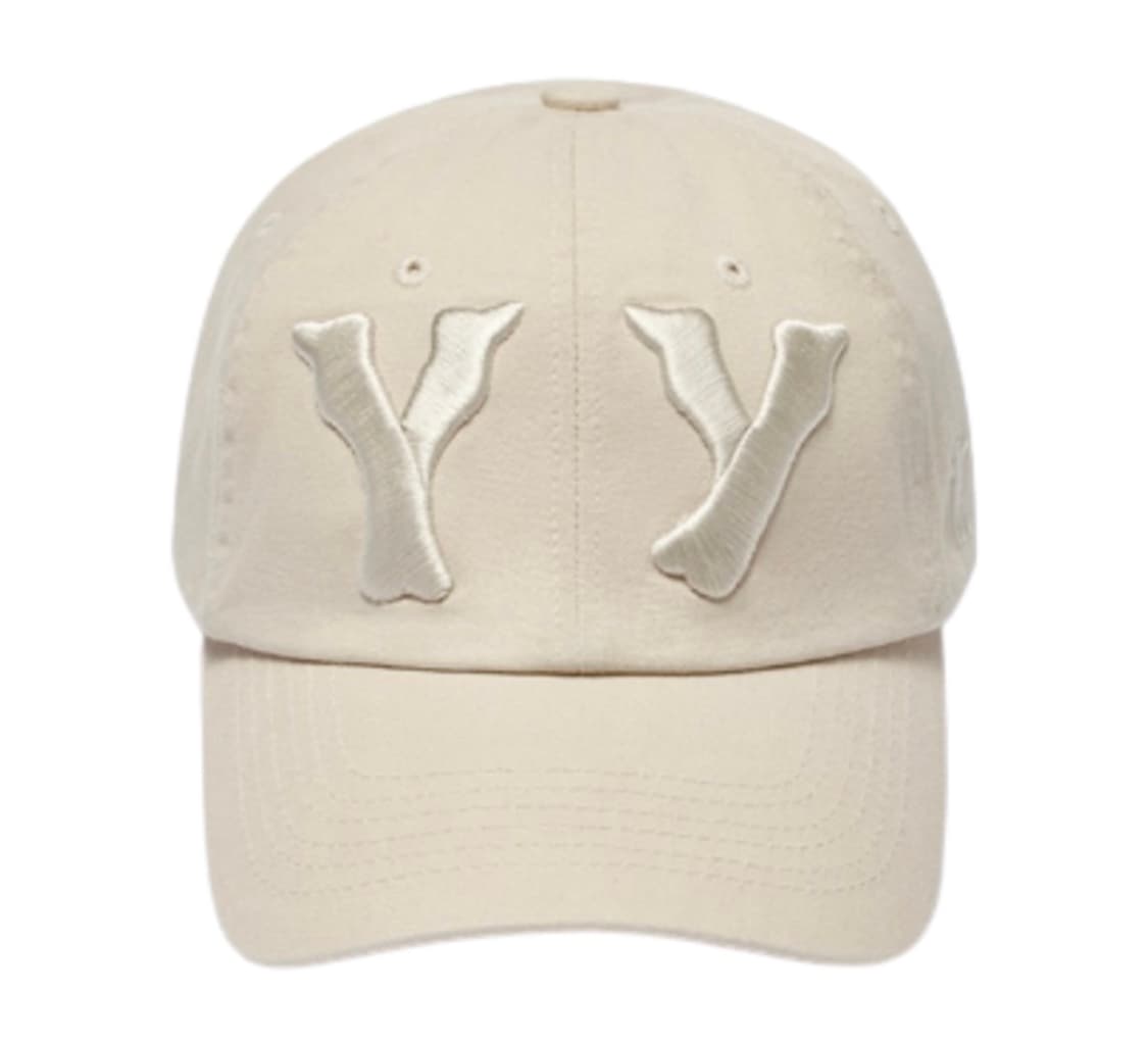 오픈와이와이 하트 본 볼캡 베이지 모자 상품이미지1