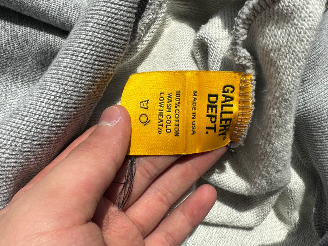 갤러리 디파트먼트 그레이 후드티 상품이미지3