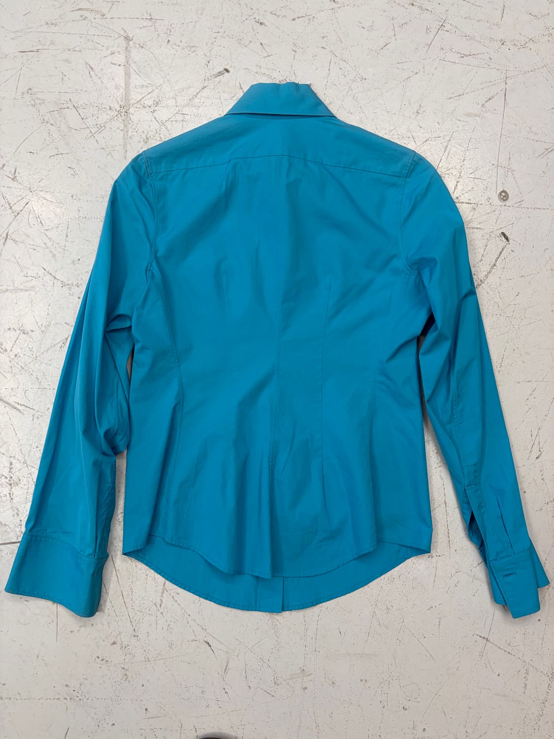 Jil Sander 비비드 블루 미니멀 셔츠 상품이미지6