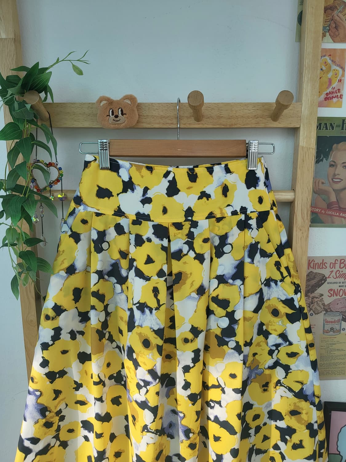 플라워 옐로우 스커트  상품이미지2