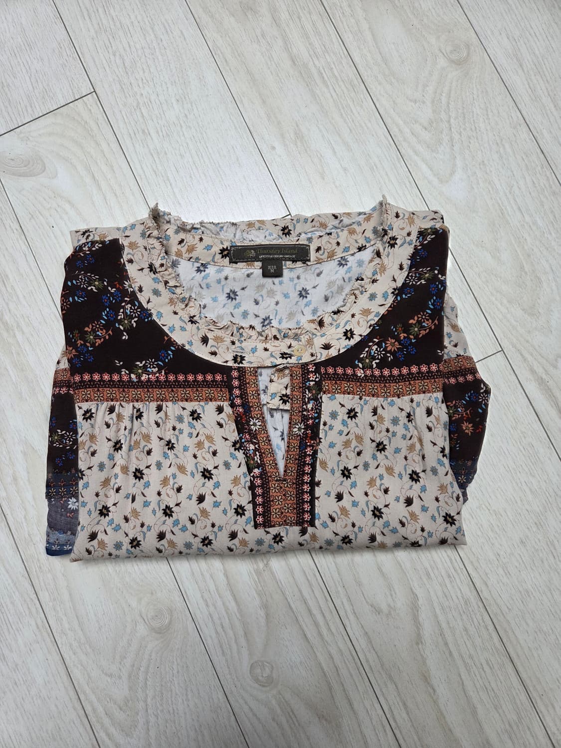 써스데이아일랜드 플라워 블라우스 상품이미지7