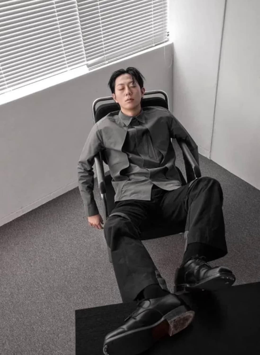 구매글)))) MINKIMHO gray shirt 상품이미지1