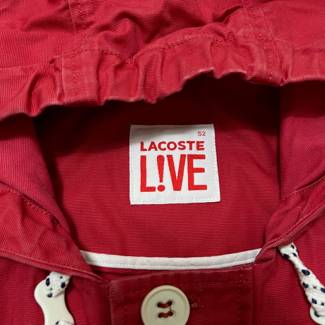 라코스테 로고 후드 야상 자켓 52  상품이미지5
