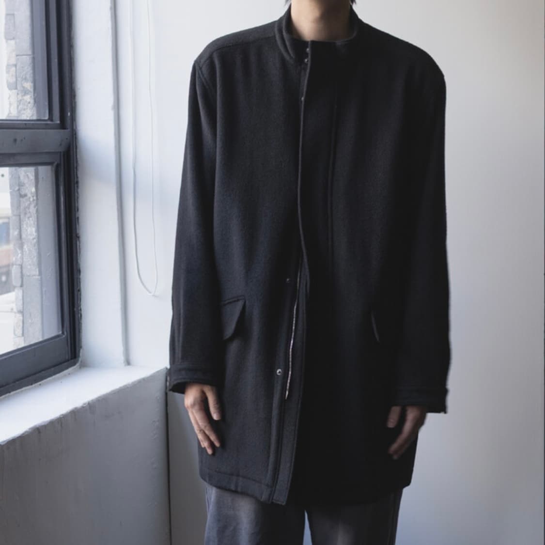 고낙 울 앙고라 모즈 파카 상품이미지1