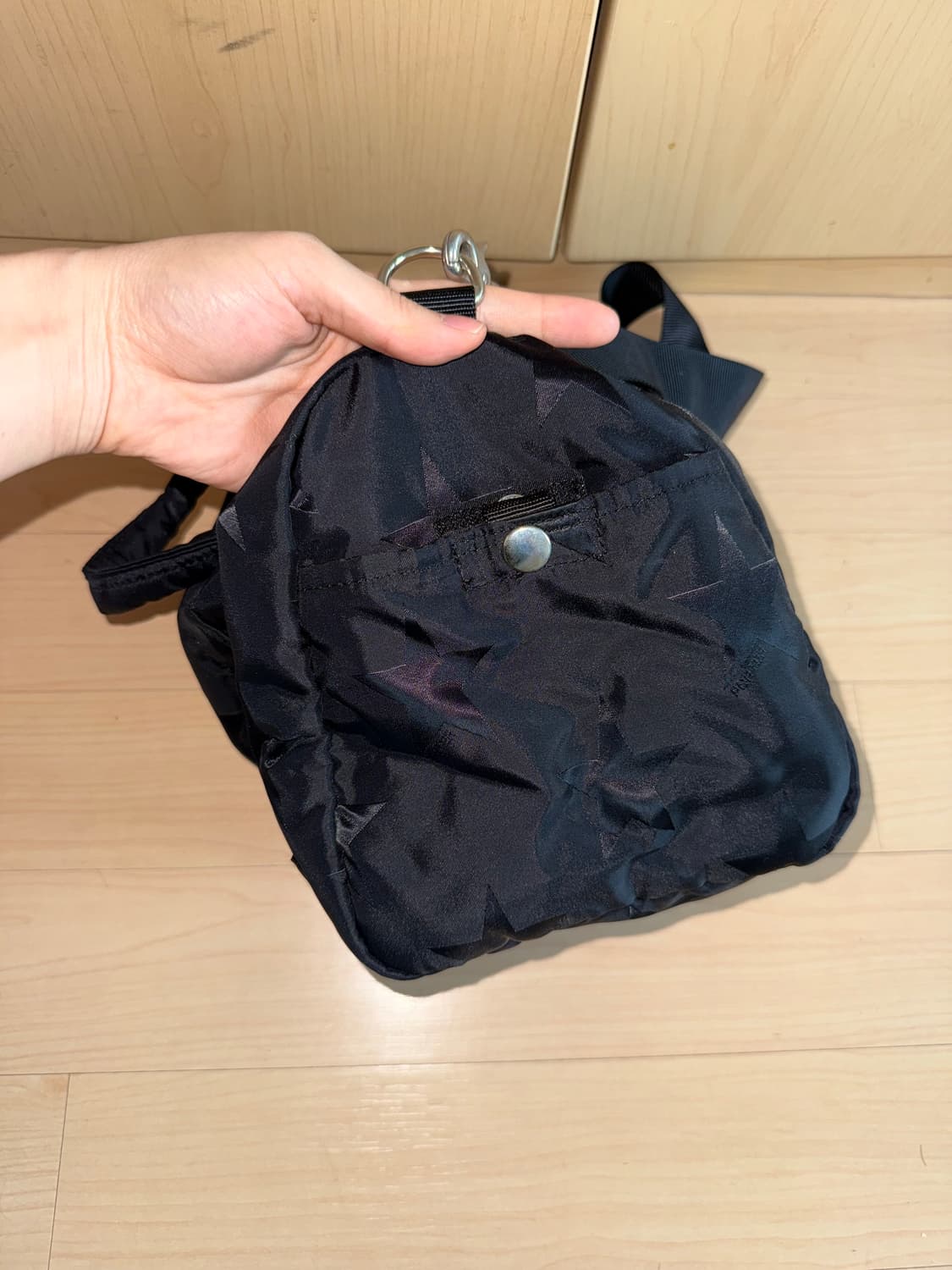 *실사추가 FLAG SHORT BOSTON BAG (black) 상품이미지10