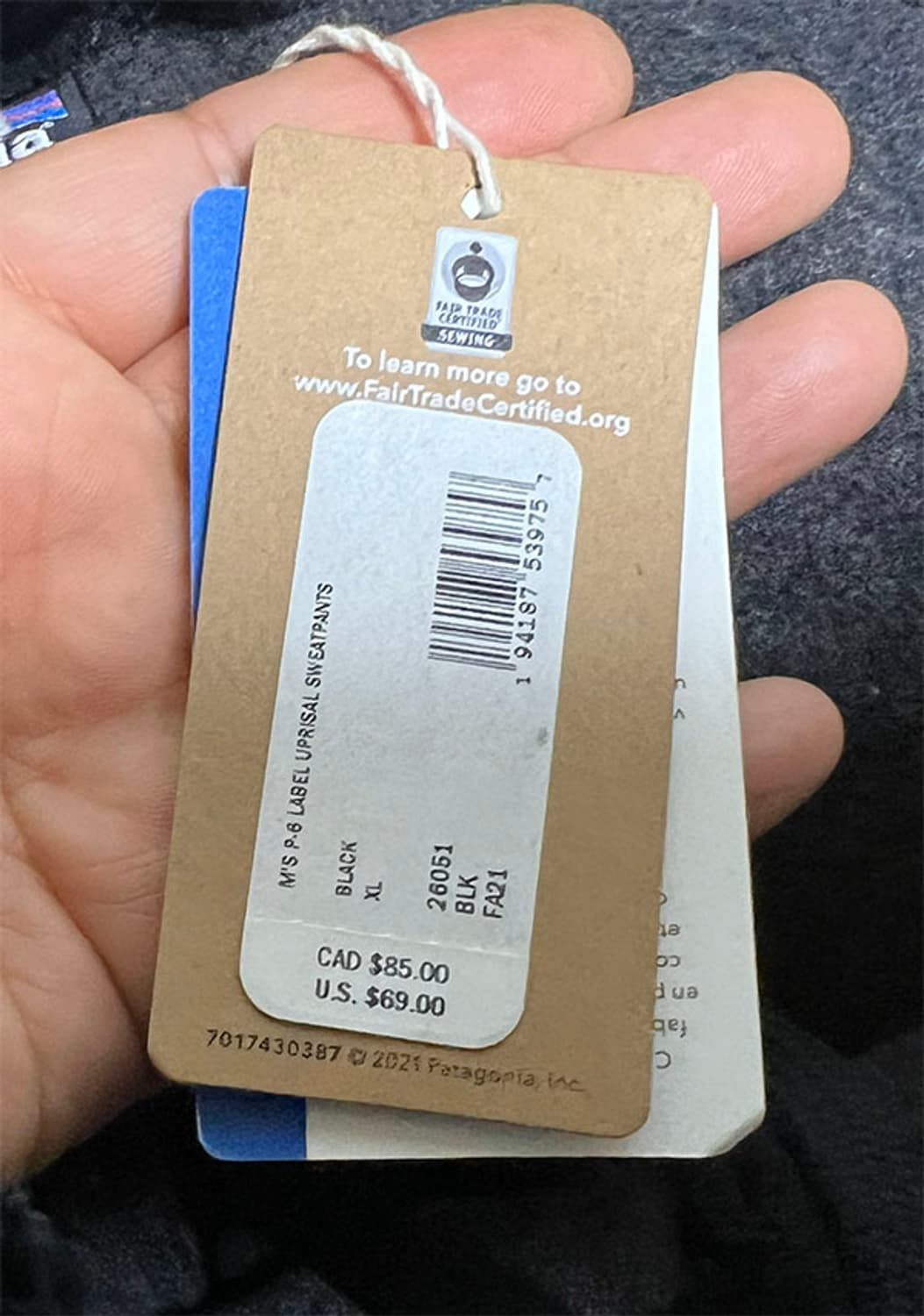 파타고니아 남자 스웻팬츠 겨울 새상품 빅사이즈 3XL 38 상품이미지4