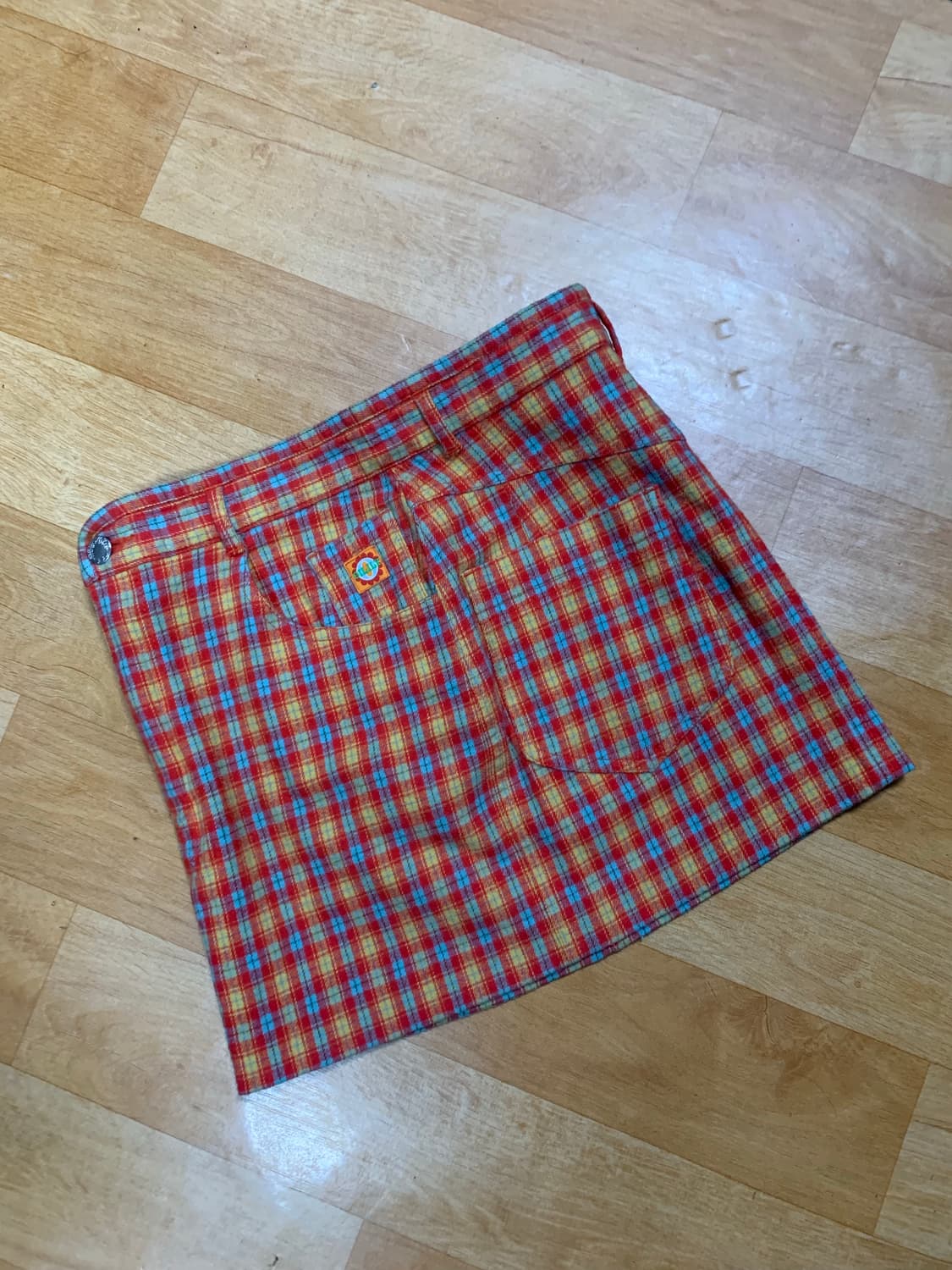 OILILY 오일릴리 체크패턴 미니 스커트(38 사이즈) 상품이미지3