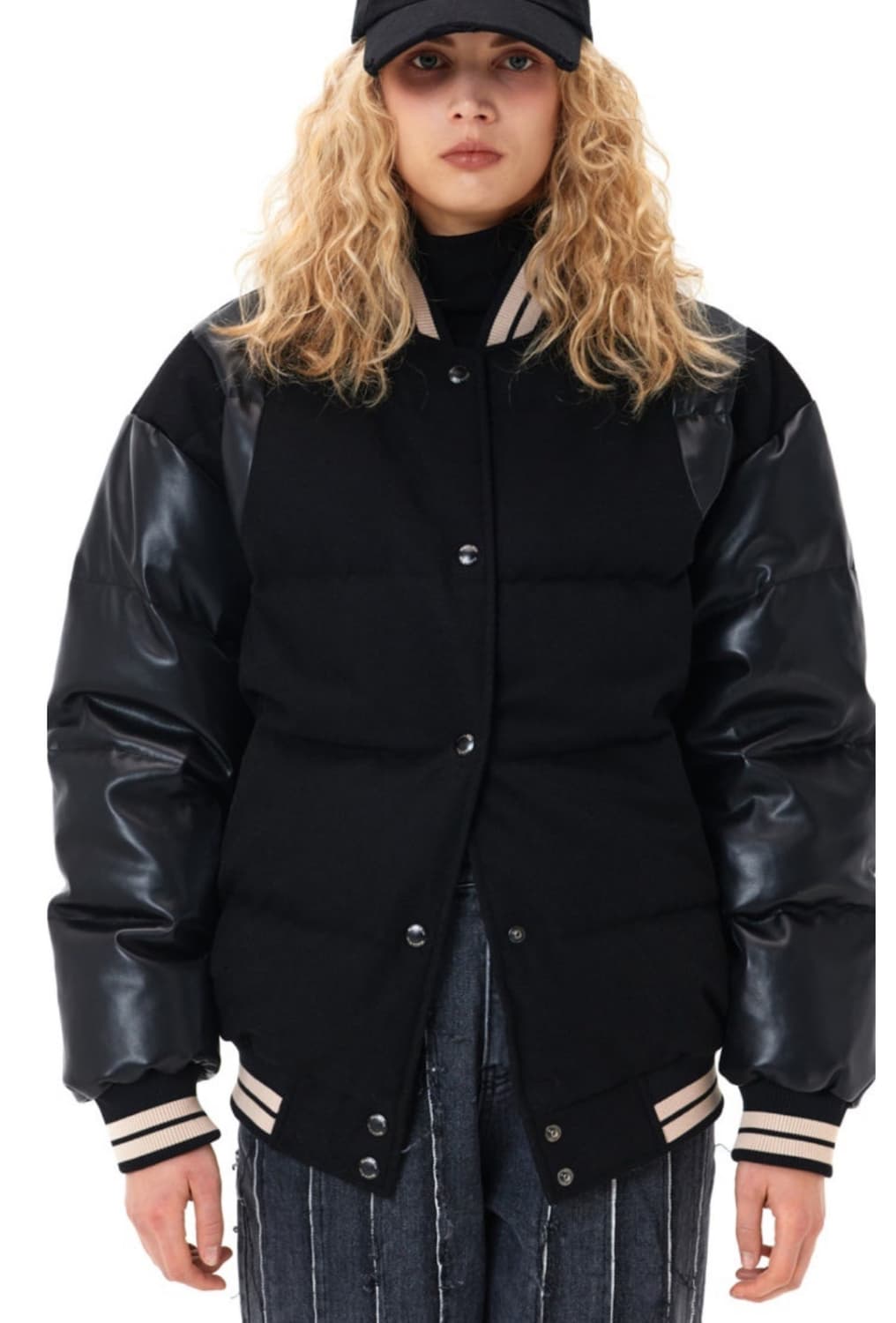 마뗑킴 덕 다운 바시티 자켓 상품이미지2