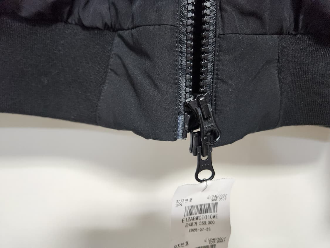 (새상품) 한섬 에센셜 essential by eql 패딩 105 사이즈 상품이미지3