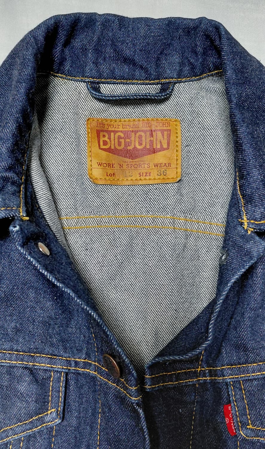 빅존(Big John) 3세대 데님 트러커 자켓 S (무료배송) 상품이미지1