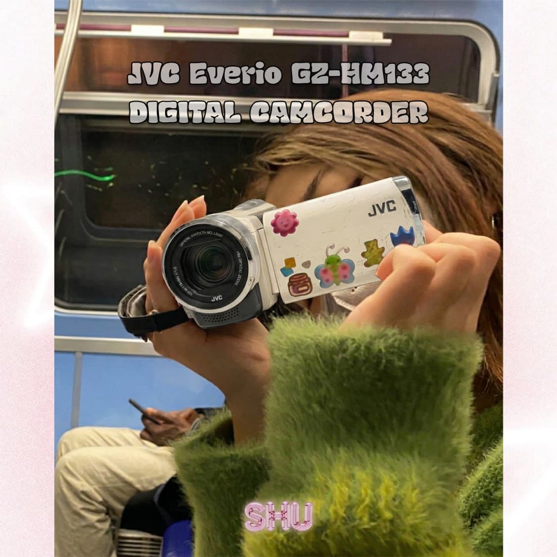 JVC 빈티지 디지털 캠코더 GZ-HM33-W 화이트  상품이미지1