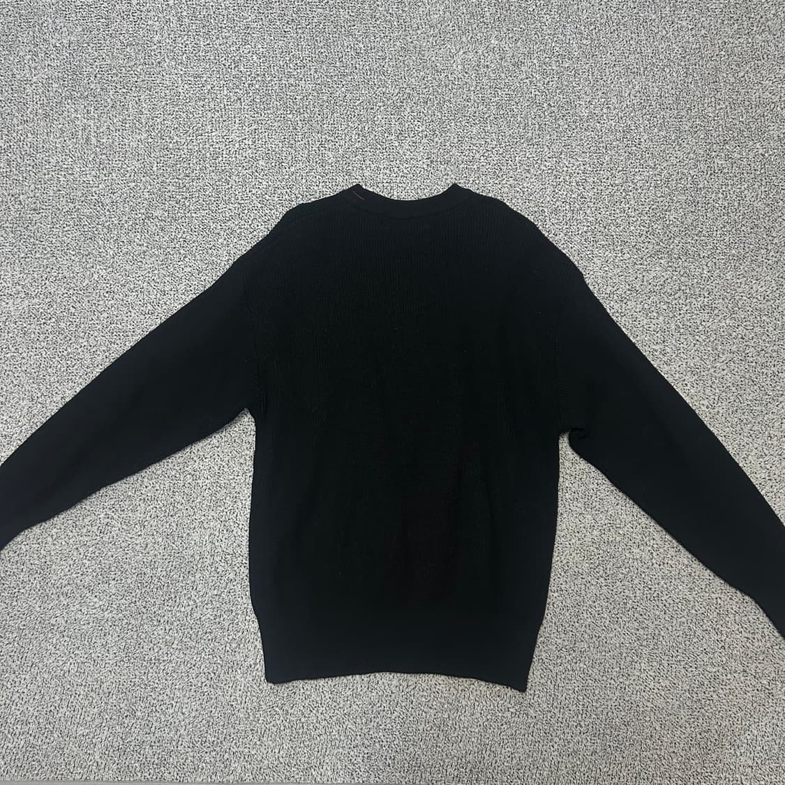 Best Company Pink Logo Black Knit. 상품이미지4