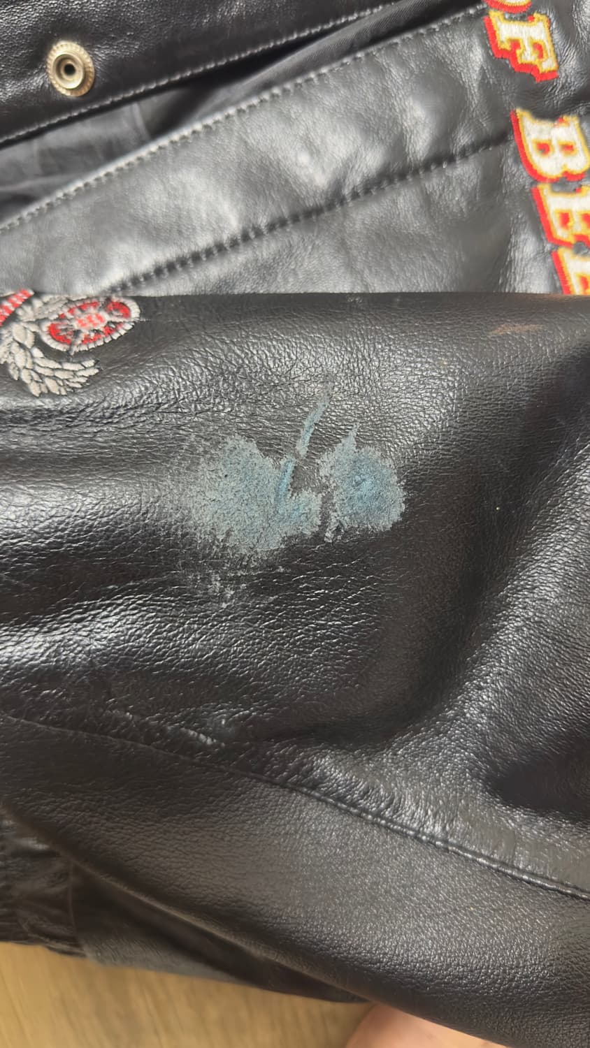 제프 해밀턴 버드와이저 빈티지 레더자켓 M사이즈 상품이미지3