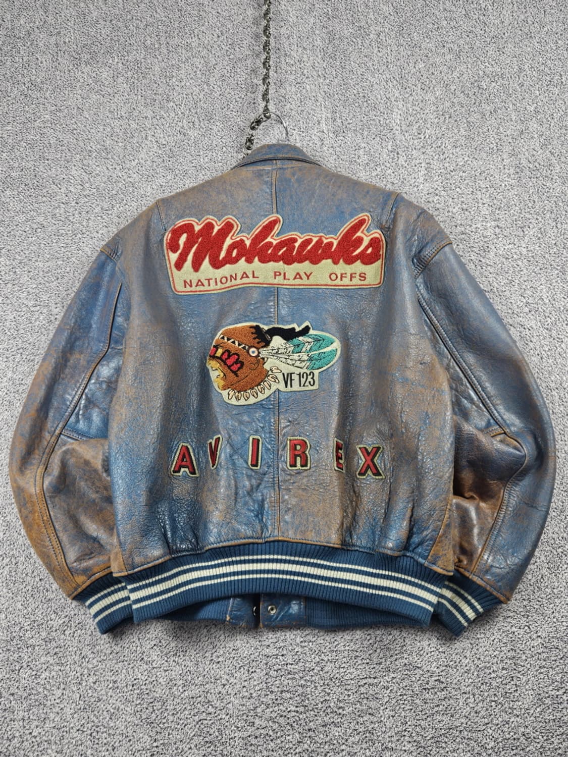 아비렉스 모호크스 내셔널 플레이오프 가죽자켓 ( M ) / 10000 상품이미지1