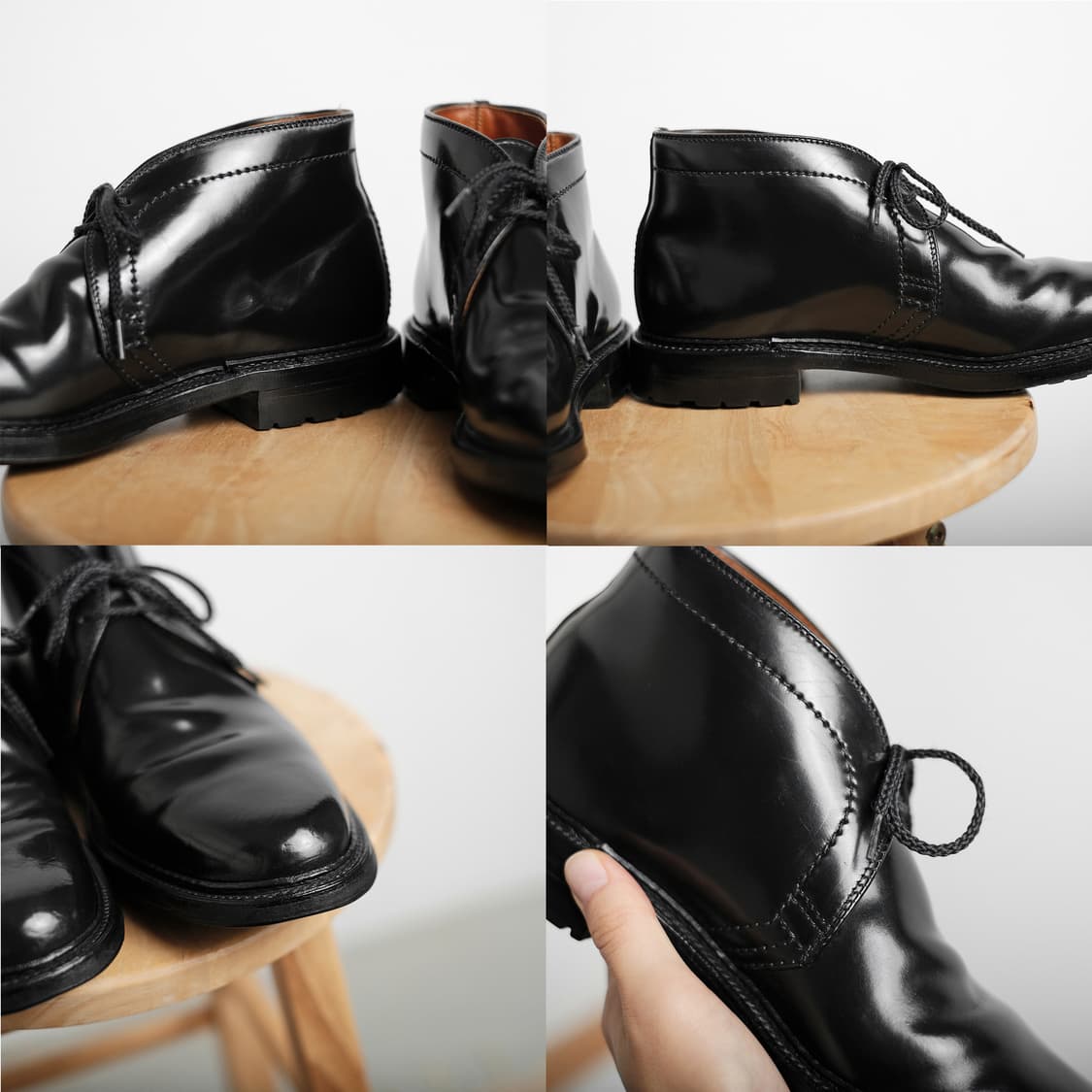 알든 1340C 6.5D(250사이즈) 블랙 쉘 코도반 처카부츠 상품이미지8