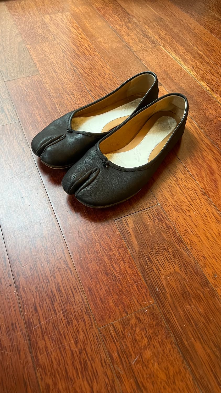 마르지엘라 타비 블랙 플랫 36 1/2 상품이미지1