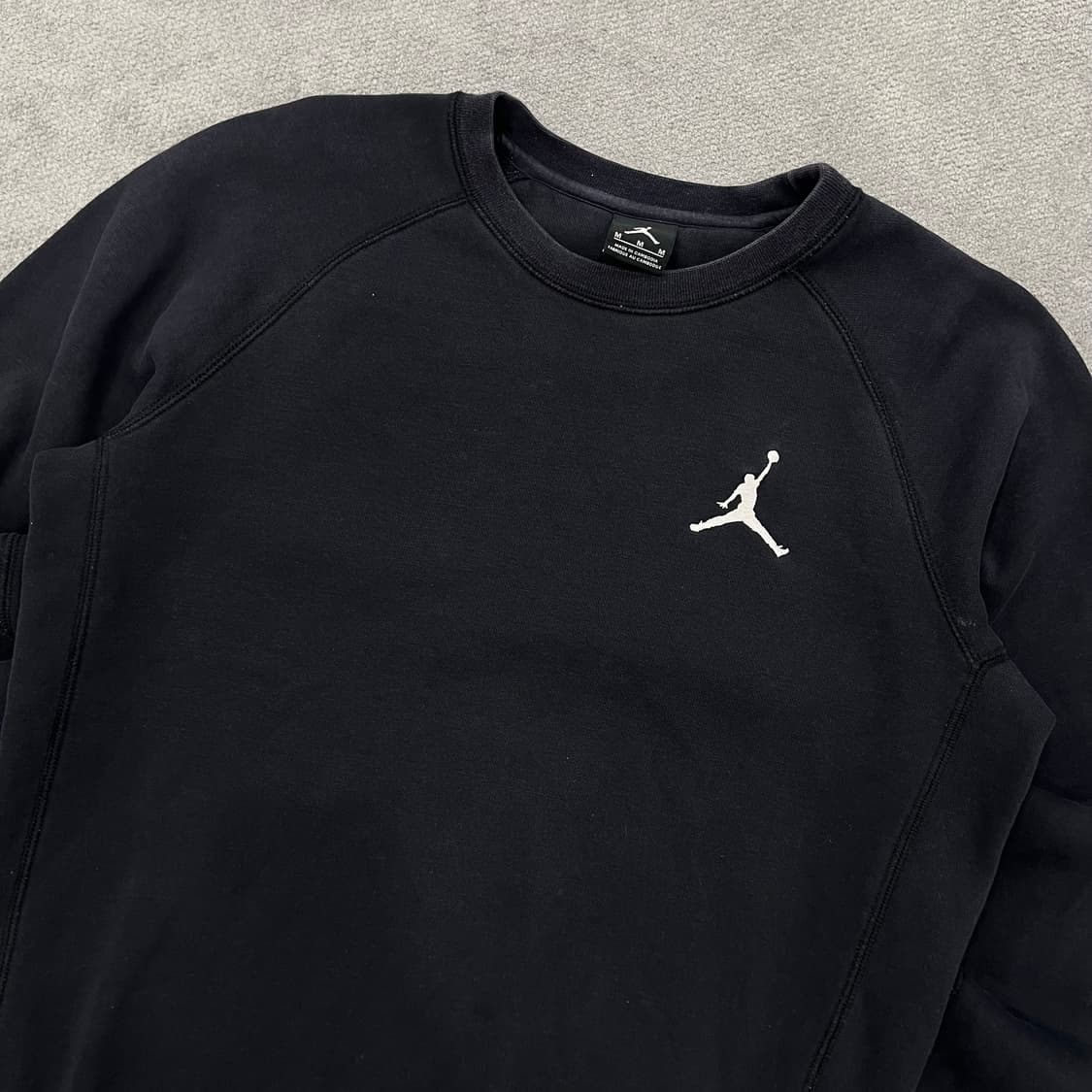 M 조던 블랙 맨투맨 티셔츠 상품이미지2