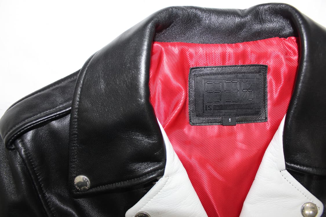 99%IS- Bajowoo 바조우 카우레더 조니 라이더 자켓 상품이미지3