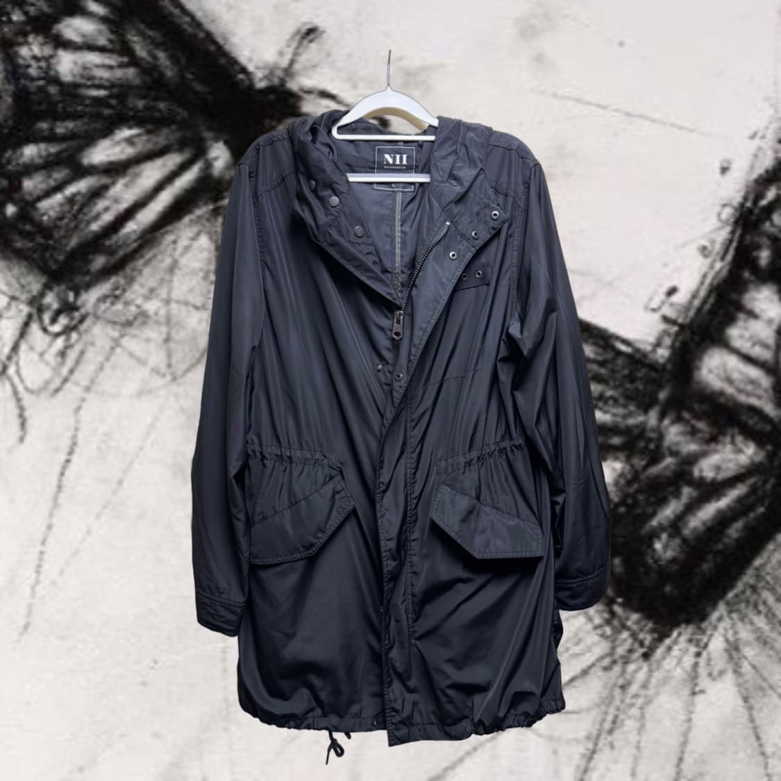 y2k 블랙 야상 바람막이 상품이미지1