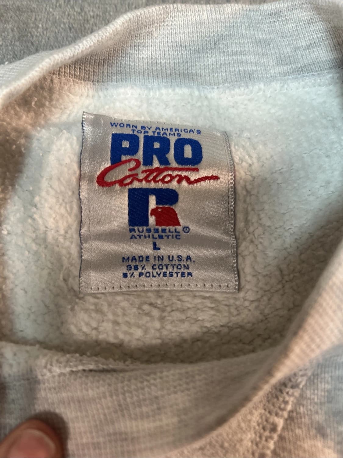  90s 러셀 애슬레틱 빈티지 홀리요크 맨투맨 상품이미지3