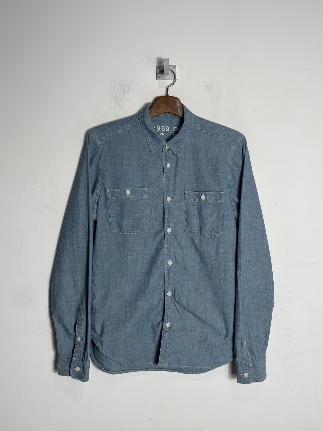 GAP 갭 1969 셔츠 블루 상품이미지1