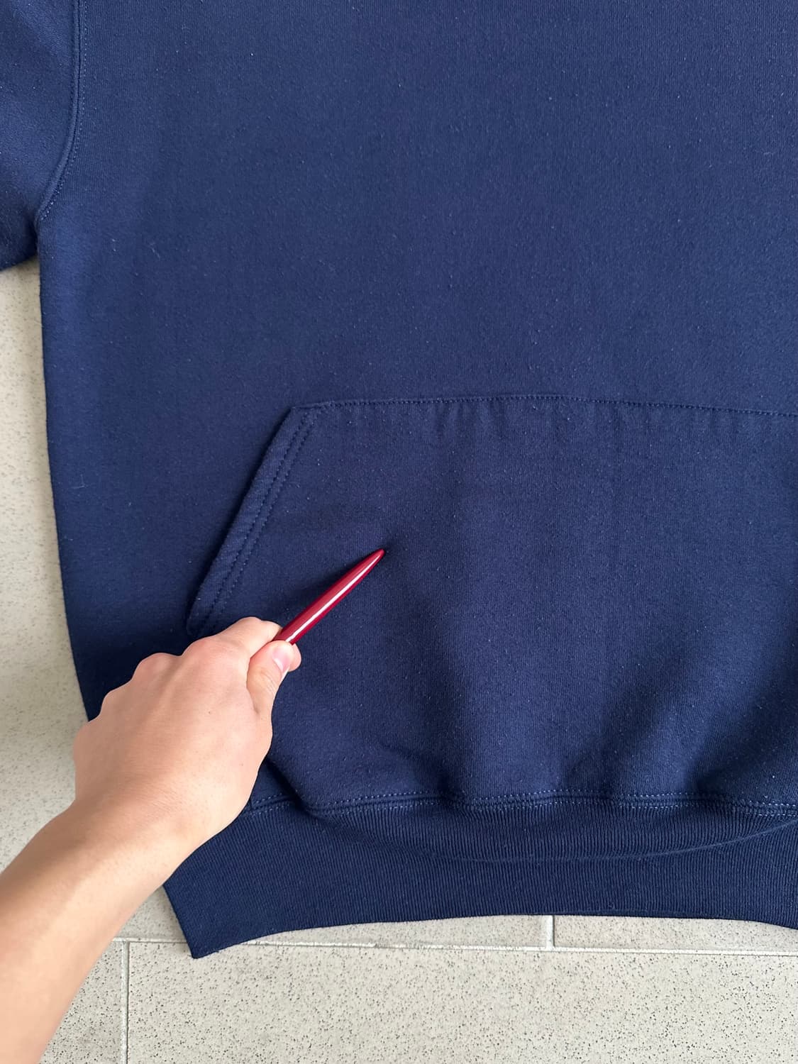 90s 빈티지 러셀 후드 네이비 L USA 상품이미지6