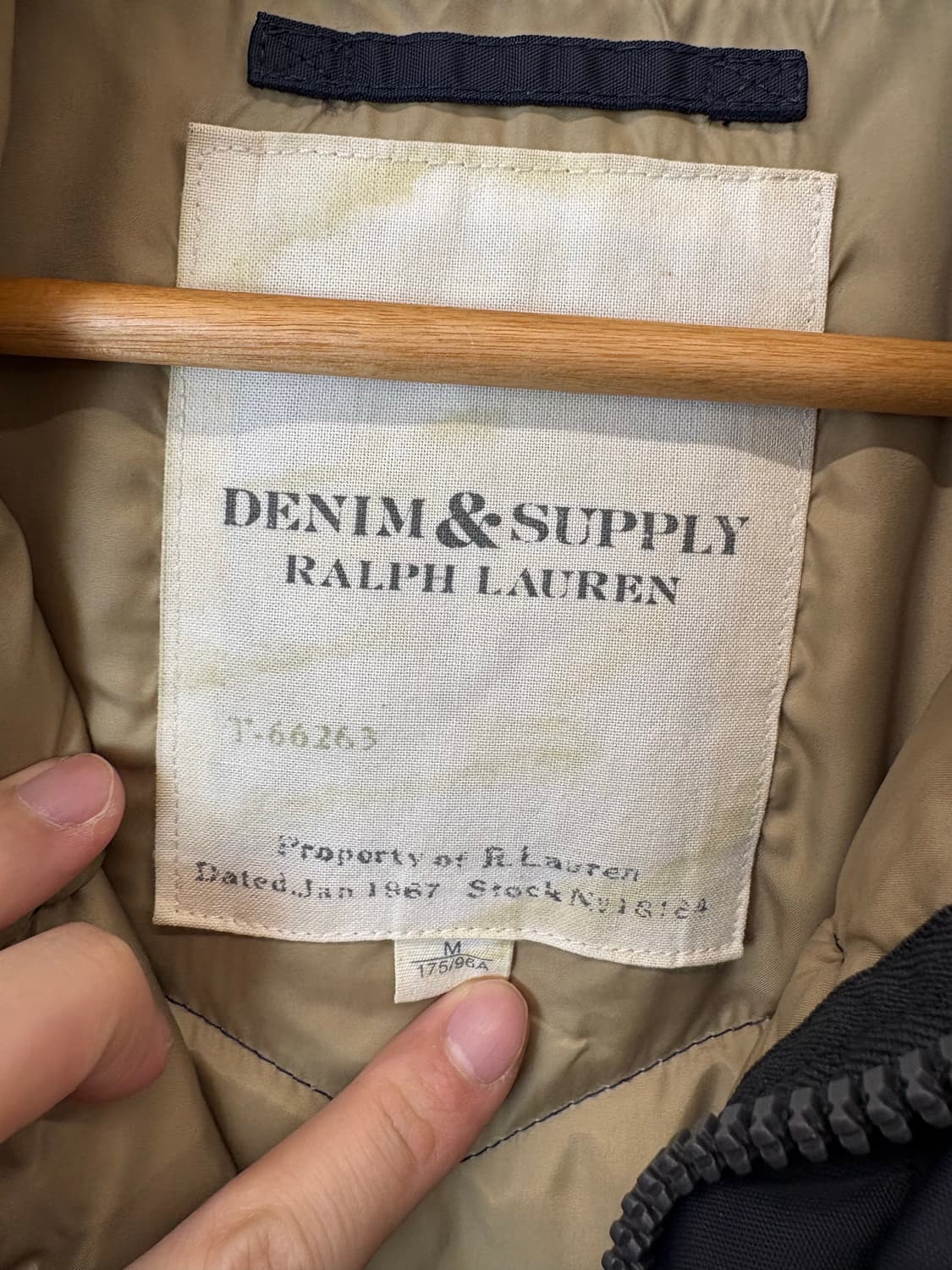 폴로랄프로렌 데님앤서플라이 성조기 패치 덕다운 패딩 상품이미지7