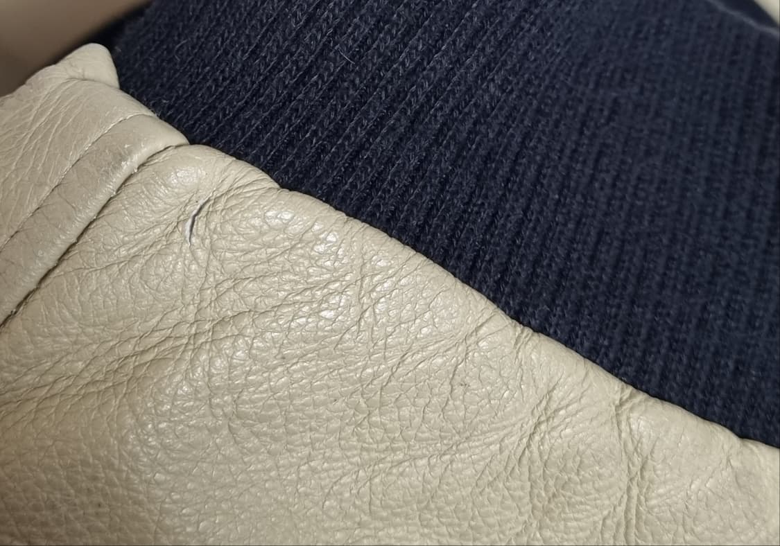 오버핏 XL ) 나이키 빈티지 올드스쿨 울/레더 바시티 자켓 (유일매물) 상품이미지4