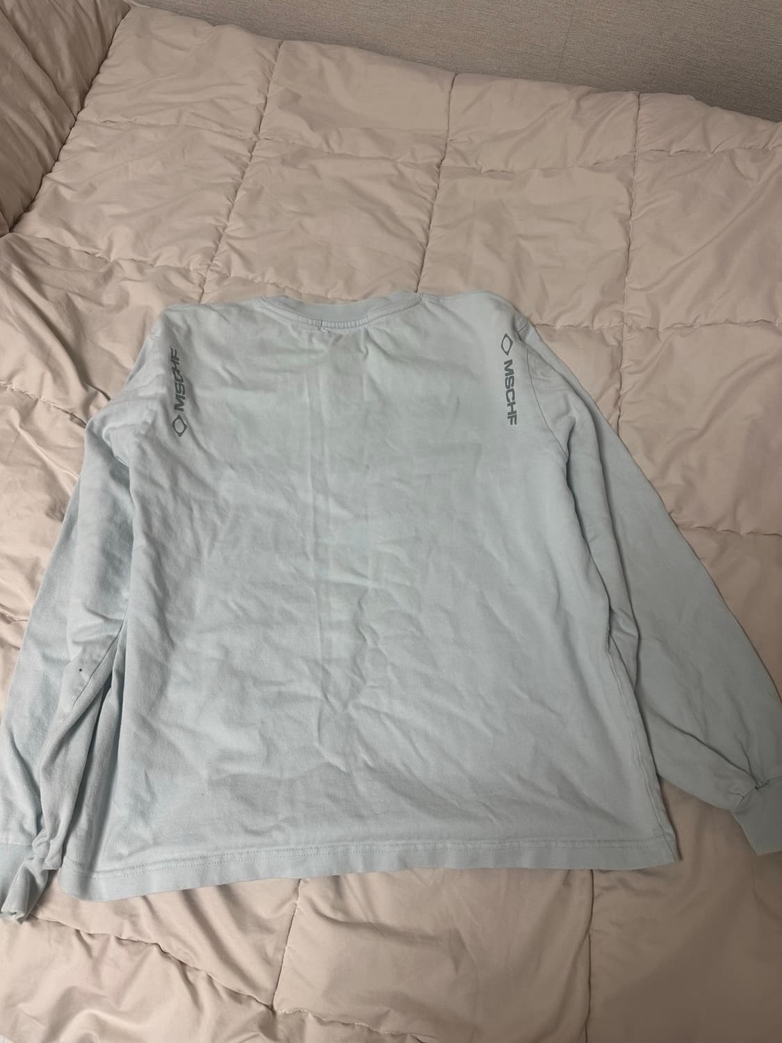 미스치프 롱슬리브 스카이블루 M 상품이미지4