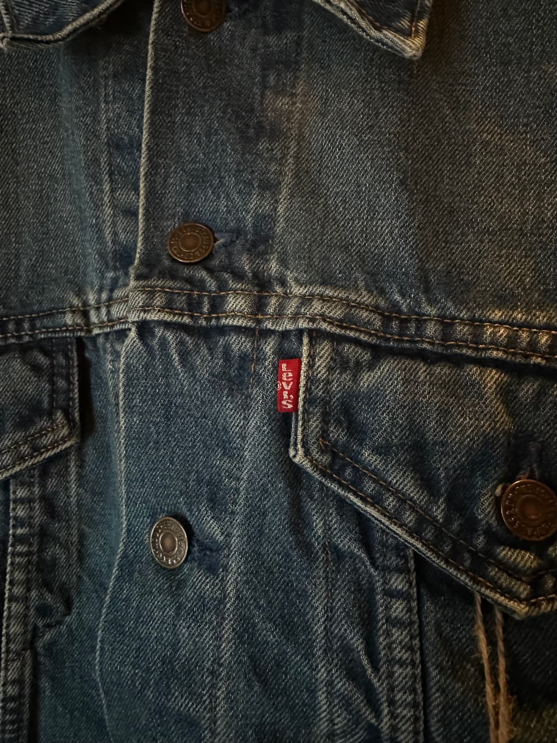 90s USA 빈티지 리바이스 70505 3세대 데님 트러커 자켓 상품이미지3