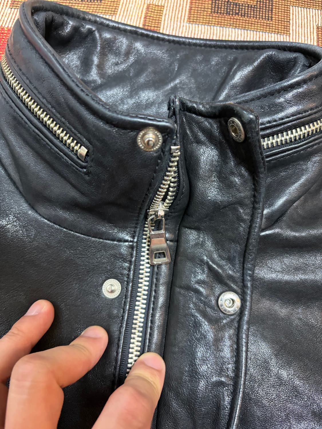 italy leather 이태리 양가죽 멀티포켓 라이딩 자켓 가죽자켓 상품이미지4
