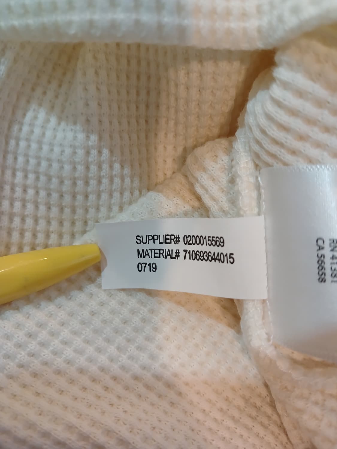 (새상품,M,95)폴로 랄프로렌 남성 와플긴팔면티 아이보리
 상품이미지9