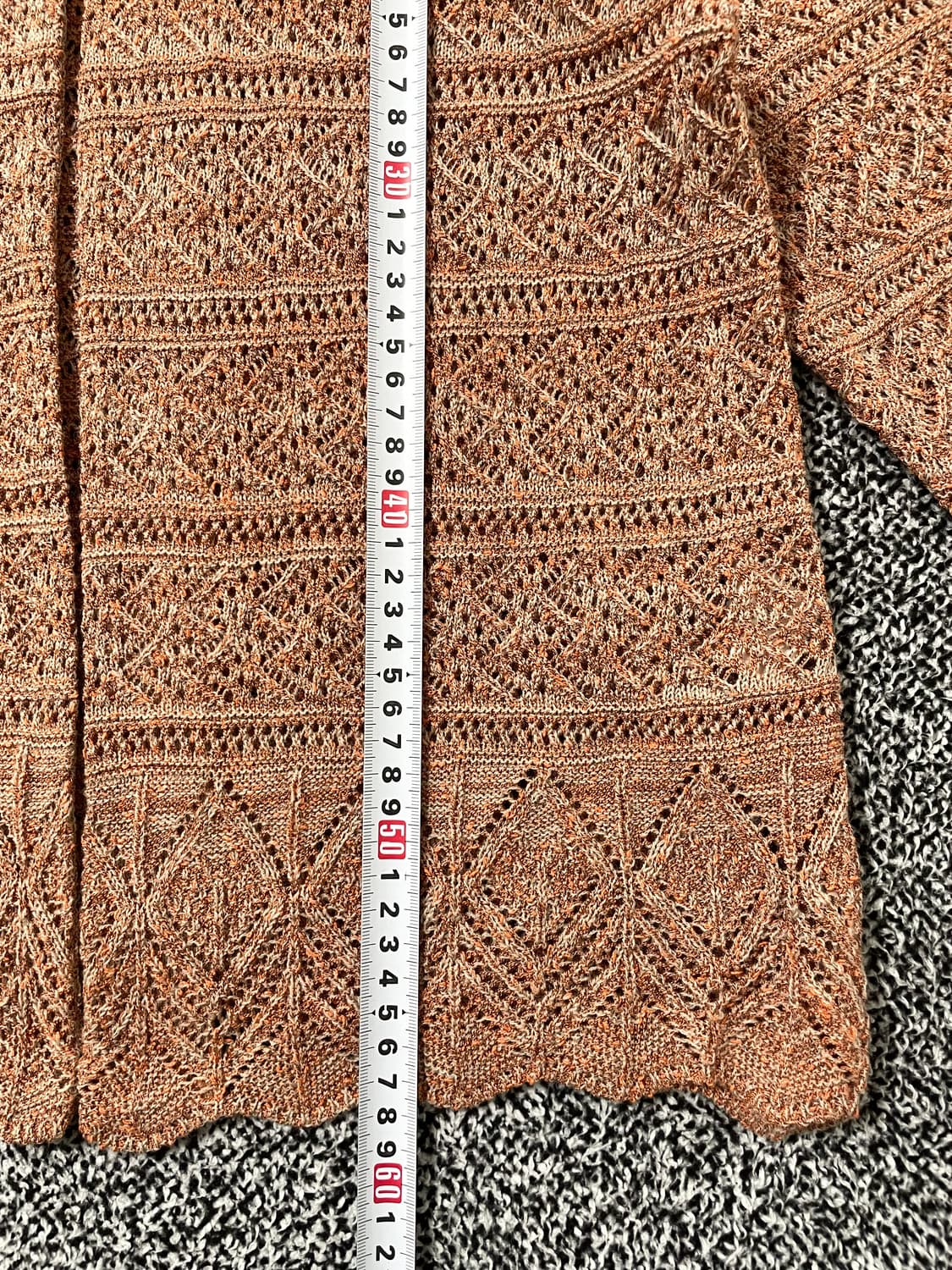 vinteちきゅ. JPN ROGICA 여름 니트 가디건 울 모리걸 상품이미지6