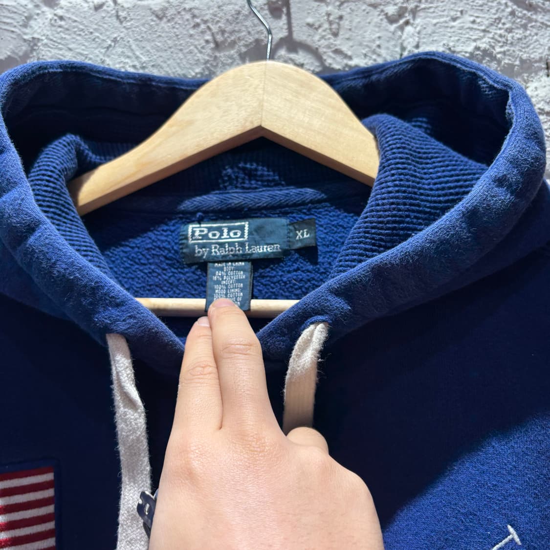 폴로 빅포니2 USA 커스텀 크롭 후드집업  상품이미지6