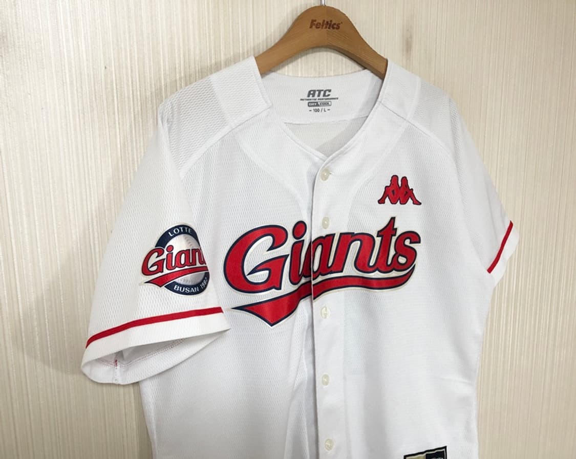 KBO 카파 롯데자이언츠 어센틱 홈유니폼/져지 L(100) #13 안치홍 상품이미지5