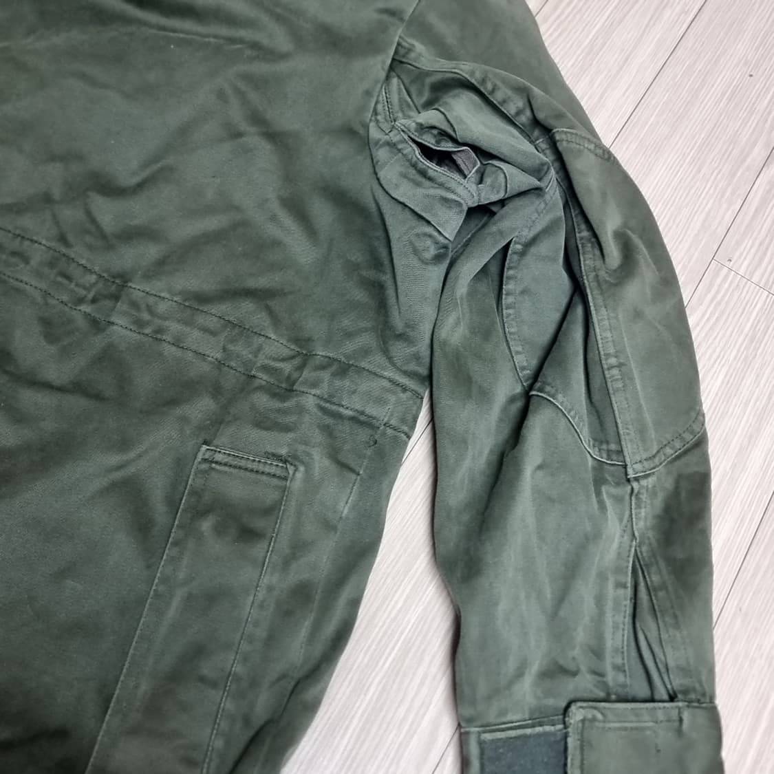 1978년산 캐나다군 빈티지 야상 후드 점퍼 카키(105-110) 상품이미지8