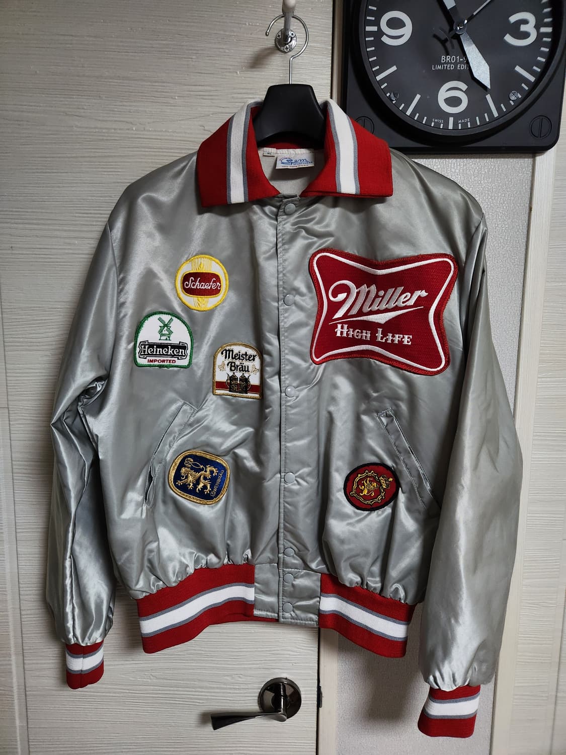 젬 스포츠웨어 90's U.S.A. 나일론 바시티 자켓 상품이미지1