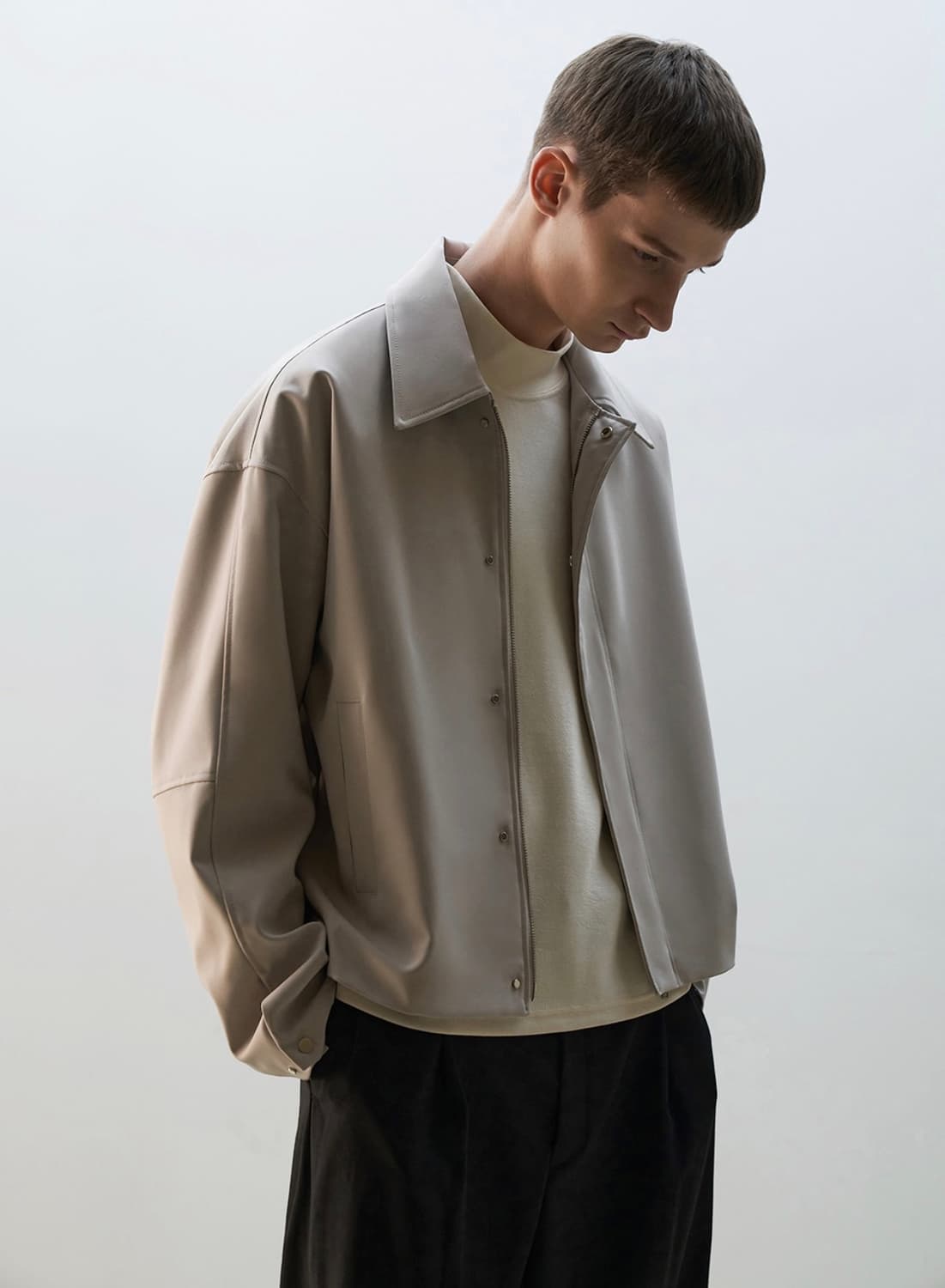 아르반 2WAY 스냅 블루종_아이보리(M)쿠어/파브레가/인템포무드/벨리에 상품이미지1