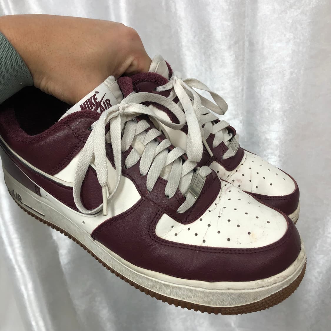 나이키 에어포스 1 07 나이트마룬 스니커즈 사이즈260  상품이미지6