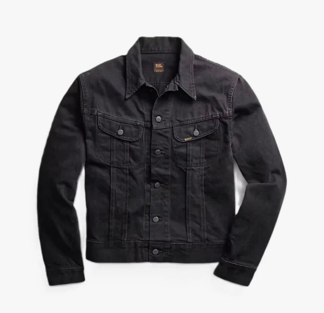 RRL 흑청 트러커 자켓 상품이미지1