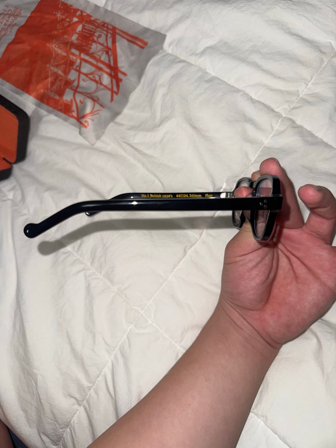 오르오르 블랙 지디 안경 급처 상품이미지6