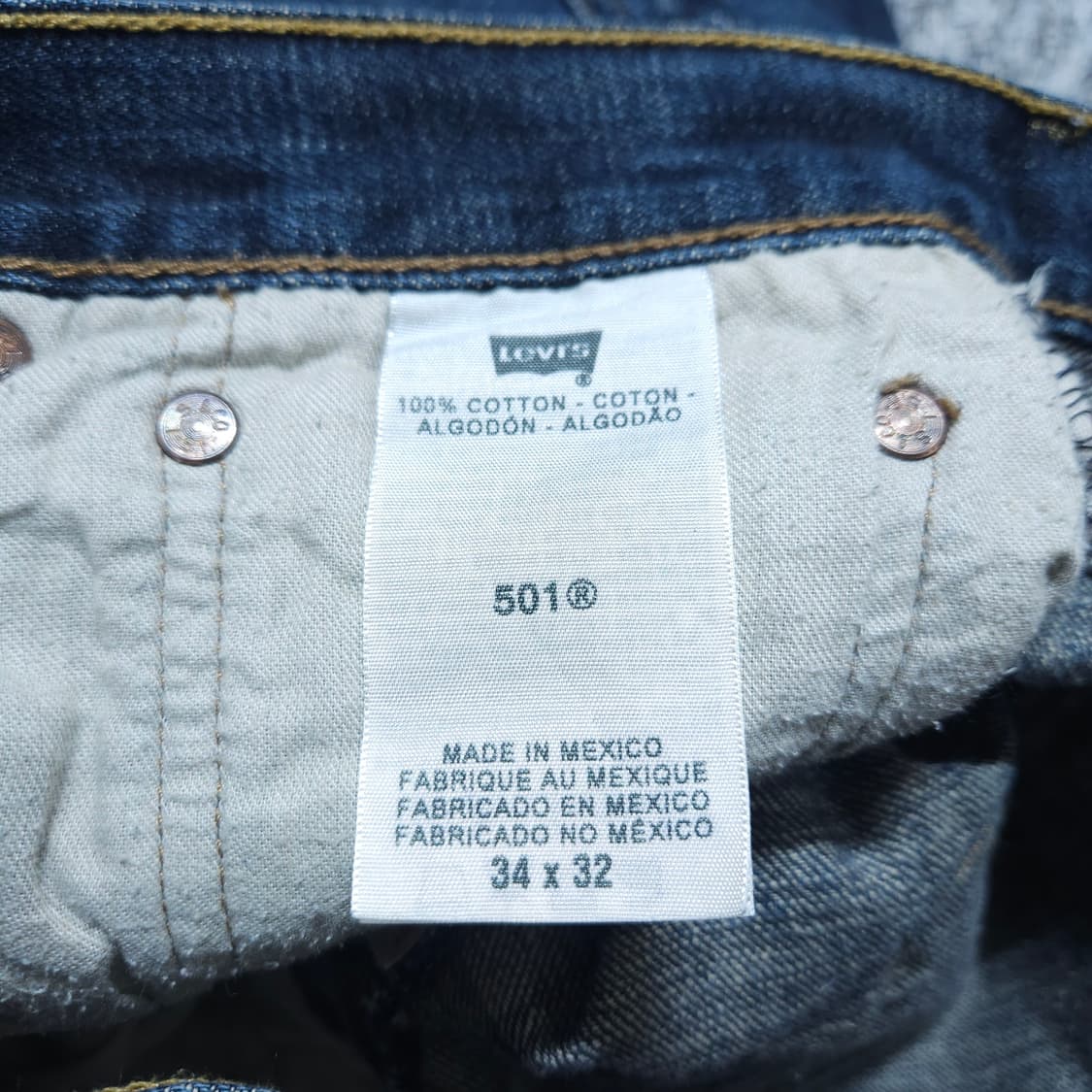 리바이스501) 32/32 남자 데님팬츠 일자청바지 / 왕눈이샵 상품이미지10